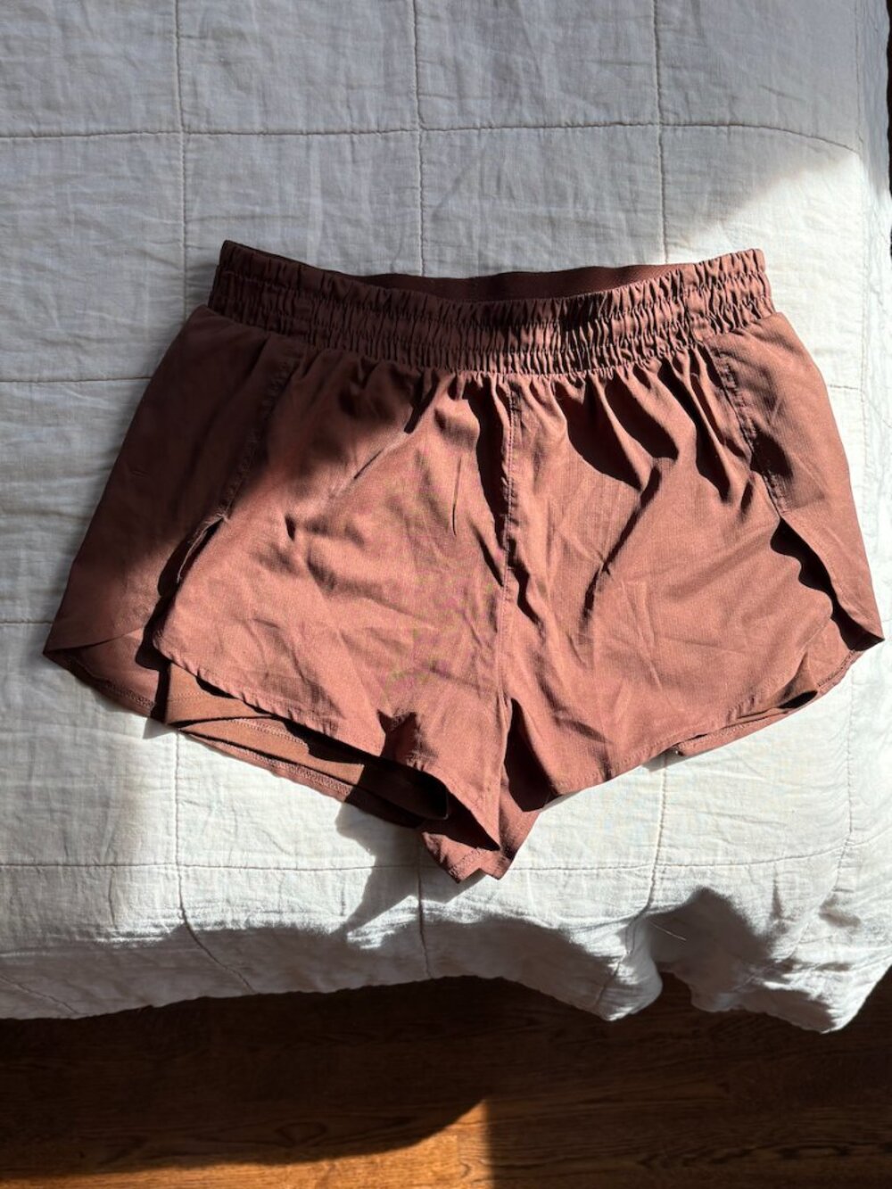 Girlfriend Collective Trail Short in Earth